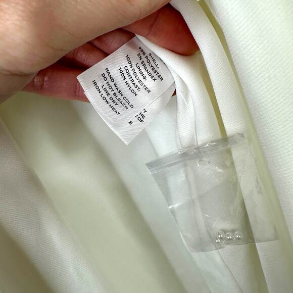 Lulus NWT Profound Glamour Ivory White Pearl Off-the-Shoulder Tulip Maxi Dress - Picture 11 of 11